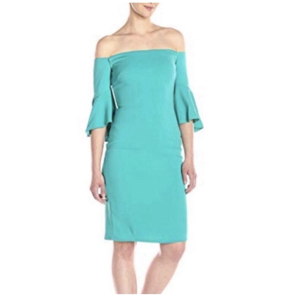 NWT Laundry By Shelli Segal Green Cocktail dress Sz 0